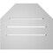 Ekena Millwork Octagonal Top Surface Mount PVC Gable Vent w/ 2"W x 2"P Brickmould Sill Frame, 16"W x 14"H GVPOT16X1403SF - alternate 4